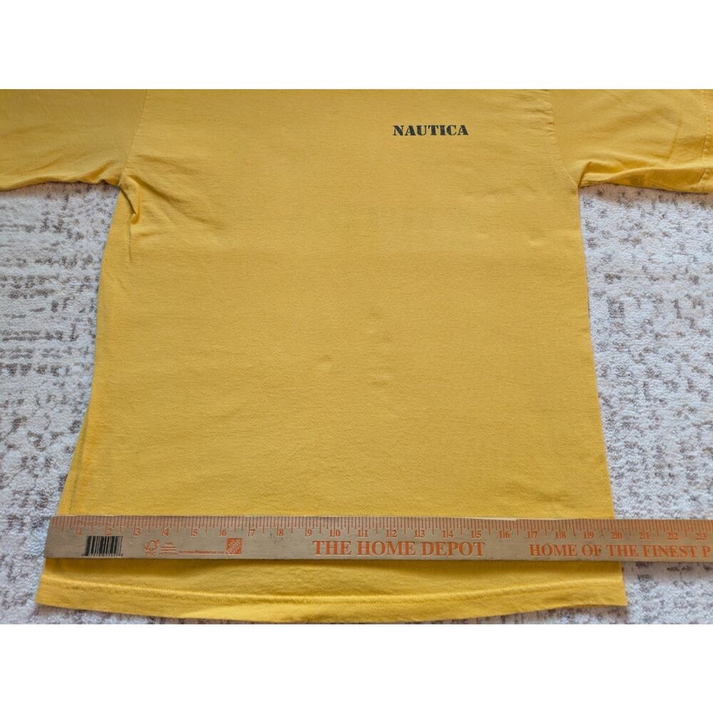 Vintage Y2K Nautica T-Shirt 100% Cotton Made In USA - Mens Large - Picture 11 of 16